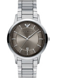 Emporio Armani Archetipo Date Silbrig / Grau